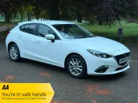 Begagnad Mazda 3 165 HK (121 kW) 2015 Vit Halvkombi