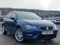 Used Seat Leon SE Dynamic 115 HP (84 kW) 2020 Blue Estate