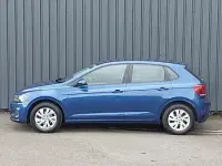 Used VW Polo SE 95 HP (69 kW) 2019 Blue Hatchback