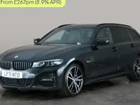 Used BMW 330e M Sport 292 HP (214 kW) 2022 Black Estate