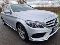Used Mercedes C220 AMG Line Premium Plus 170 HP (125 kW) 2017 Silver Estate