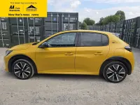 Used Peugeot e-208 GT 100 kW (136 HP) 2021 Yellow Hatchback