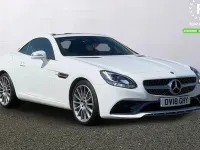 Used Mercedes SLC180 AMG line 156 HP (114 kW) 2018 White Cabriolet