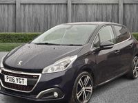 Used Peugeot 208 GT-line 100 HP (73 kW) 2016 Blue Hatchback
