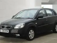 Used Kia Rio 109 HP (80 kW) 2011 Black Hatchback