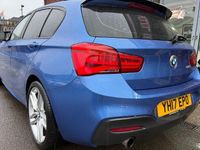 Used BMW 118 M Sport 136 HP (100 kW) 2017 Blue Hatchback