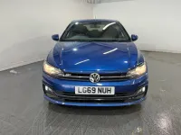 Used VW Polo R-line 95 HP (69 kW) 2019 Blue Hatchback