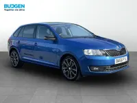 Used Skoda Rapid Sport 110 HP (80 kW) 2017 Blue Hatchback