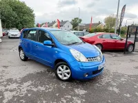 Begagnad Nissan Note Acenta 2007 Blå Halvkombi