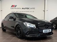 Used Mercedes CLA220 AMG line 177 HP (130 kW) 2018 Black Sedan