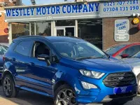 Used Ford Ecosport ST-Line 125 HP (91 kW) 2018 Blue SUV