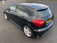 Used Mercedes A160 AMG line 102 HP (75 kW) 2017 Black Hatchback
