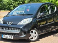 Used Peugeot 107 68 HP (50 kW) 2009 Black Hatchback