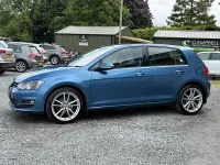 Used VW Golf VII Edition 110 HP (80 kW) 2016 Blue Hatchback
