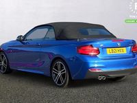Used BMW 218 M Sport 136 HP (100 kW) 2021 Blue Cabriolet
