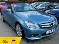 Used Mercedes E250 2011 Blue Cabriolet