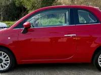 Used Fiat 500 Lounge 69 HP (50 kW) 2017 Red Hatchback