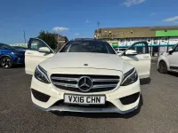 Used Mercedes C300 AMG Line Premium Plus 2016 White Sedan