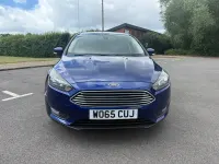 Used Ford Focus Zetec 125 HP (91 kW) 2016 Blue Hatchback
