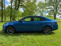 Used Skoda Octavia vRS 184 HP (135 kW) 2019 Blue Hatchback
