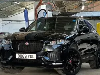 Used Jaguar F-Pace Chequered Flag 180 HP (132 kW) 2019 Black SUV