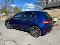 Used VW Golf VII SE 115 HP (84 kW) 2018 Blue Hatchback
