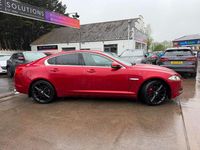 Begagnad Jaguar XF Luxury 2012 Röd Sedan