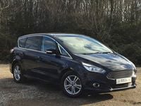 Used Ford S-MAX Titanium 150 HP (110 kW) 2017 Blue MPV