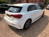 Used Mercedes A180 AMG line 116 HP (85 kW) 2021 White Hatchback