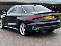 Used Audi A3 S-Line 110 HP (80 kW) 2022 Black Sedan