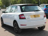 Used Skoda Fabia Colour Edition 58 HP (42 kW) 2020 Candy white black magic pearl effect Hatchback