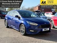 Used Ford Focus ST-Line 125 HP (91 kW) 2016 Blue Hatchback