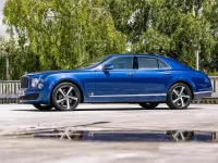 Used Bentley Mulsanne 512 HP (376 kW) 2015 Blue Sedan