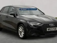 Used Audi A3 Sportback Advanced 110 HP (80 kW) 2023 Black Hatchback