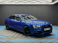 Begagnad Audi A5 Black Edition 2016 Blå Sportkupé