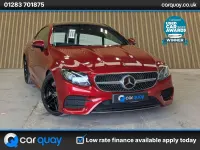 Used Mercedes E300 AMG Line Premium 245 HP (180 kW) 2018 Red Coupe