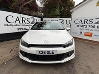 Begagnad VW Scirocco R-line 177 HK (130 kW) 2014 Vit Sportkupé