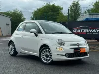 Used Fiat 500 Lounge 69 HP (50 kW) 2015 White Hatchback
