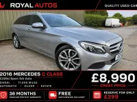 Used Mercedes C220 2016 Silver Estate