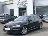 Used Audi A3 Black Edition 150 HP (110 kW) 2018 Black Hatchback