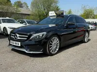 Käytetty Mercedes C300 AMG line 2016 Musta Farmari