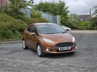 Used Ford Fiesta Titanium 2014 Yellow Hatchback