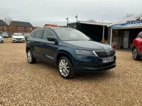Used Skoda Karoq SE L 150 HP (110 kW) 2018 Blue SUV