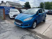 Used Ford Fiesta Zetec 100 HP (73 kW) 2015 Blue Hatchback