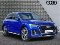 Used Audi Q5 S-Line 200 HP (147 kW) 2021 Blue SUV