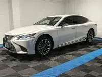 Used Lexus LS500h 2024 Pearl white Sedan