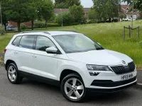 Used Skoda Karoq SE 116 HP (85 kW) 2019 White SUV