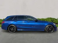 Used Mercedes C220 AMG line 2021 Blue Estate