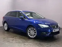 Used Seat Leon XCELLENCE 150 HP (110 kW) 2019 Blue Estate