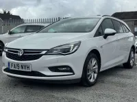 Used Vauxhall Astra S 110 HP (80 kW) 2019 White Estate